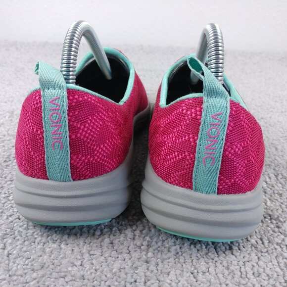 Vionic 331 Hydra Womens Size 5 Comfort Shoes Slip On Sneakers Pink Arch Support - Picture 4 of 9